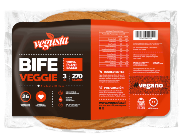 Bife veggie de seitan - 3u