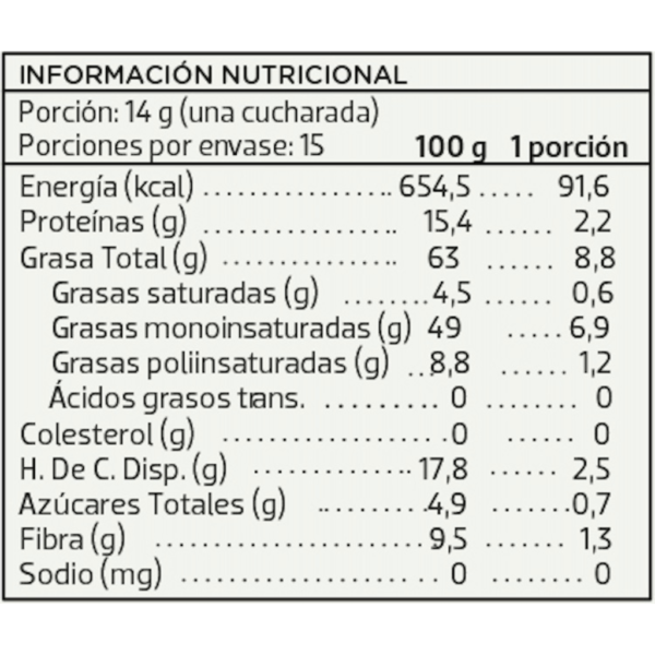 Mantequilla de Avellanas - 210grs. - Image 2