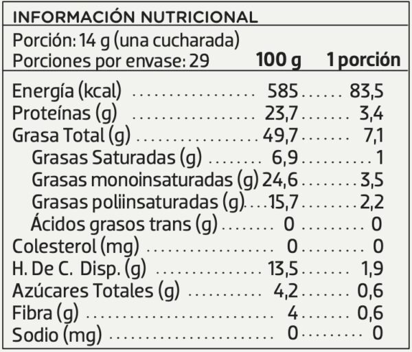 Mantequilla de Maní Crunchy - 410grs. - Image 3