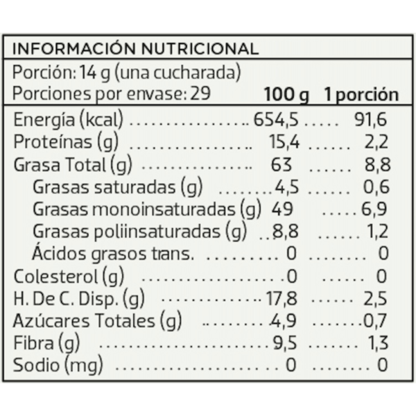 Mantequilla de Avellanas - 410grs. - Image 2